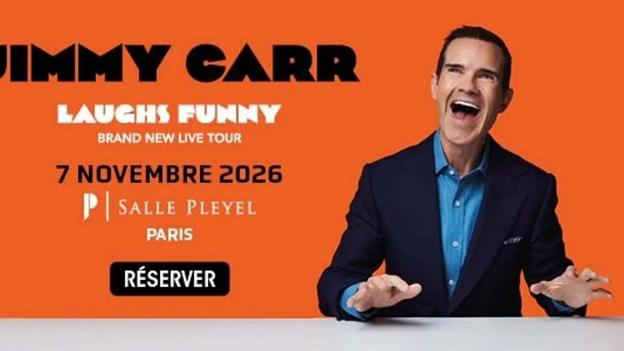 Jimmy Carr, le comique à la Salle Pleyel