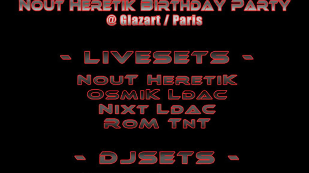 Nout Heretik's Birthday
