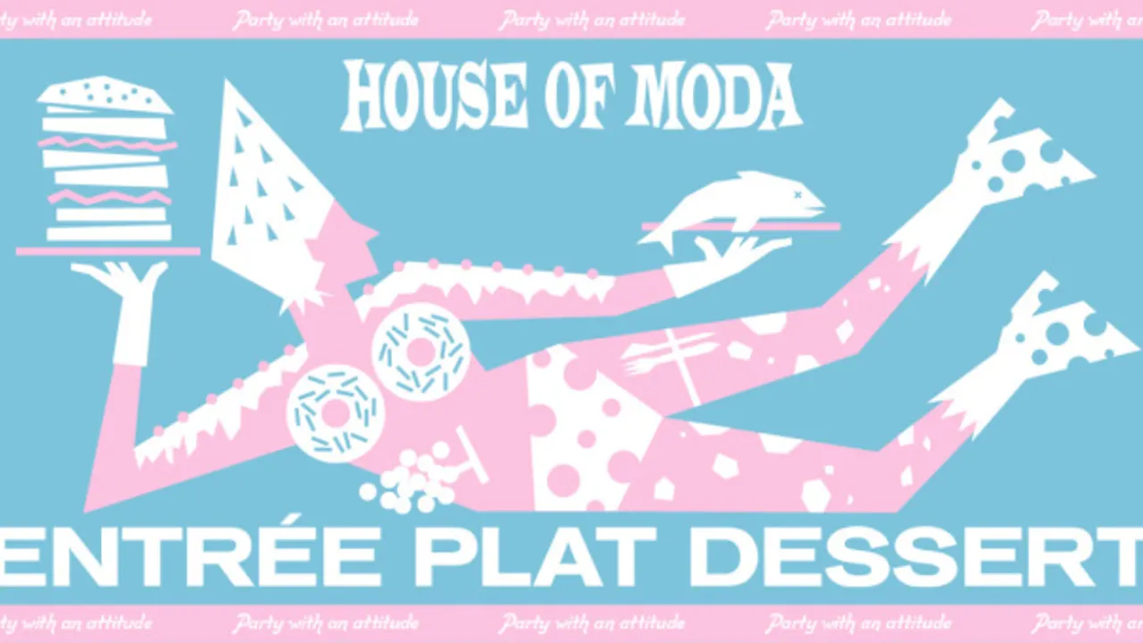 HOUSE OF MODA ENTREE PLAT DESSERT