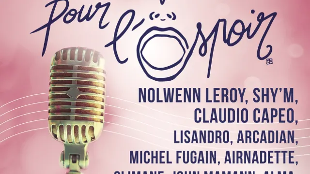 LEURS VOIX POUR L'ESPOIR - Concert caritatif contre le cancer du pancréas