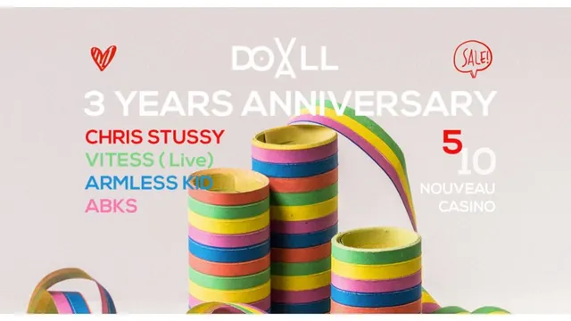 Doxall 3 Years Anniversary