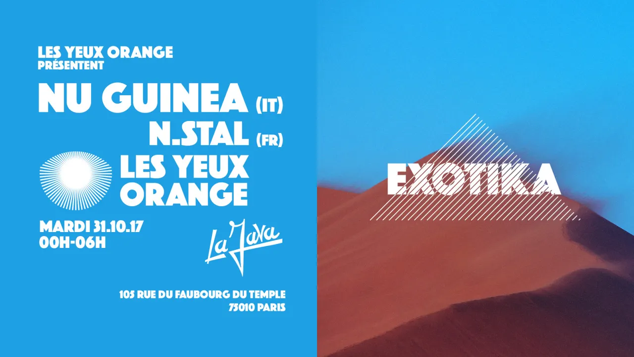 Exotika : Les Yeux Orange x Nu Guinea (Italie)
