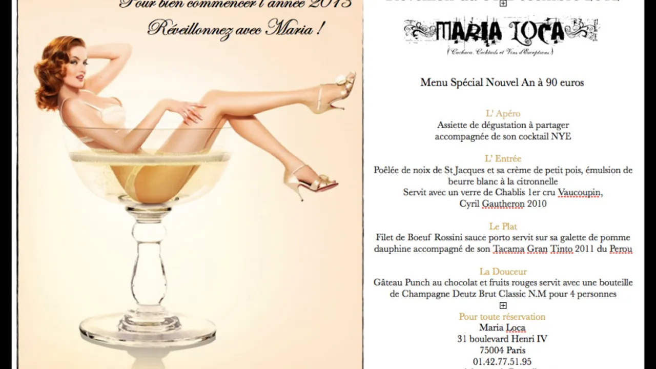 Le Nouvel An de cette folle de Maria