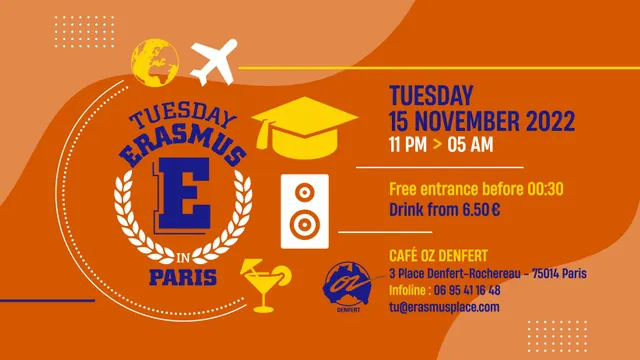 TUESDAY ERASMUS IN PARIS