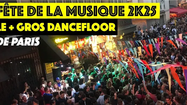 Fête de la musique gros dancefoor