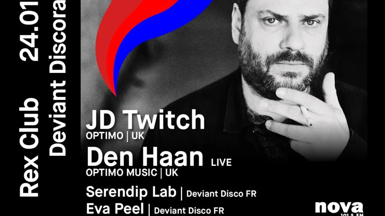 Deviant Discorama 3: JD Twitch (Optimo), Den Haan Live, Serendip LAB, EVA Peel