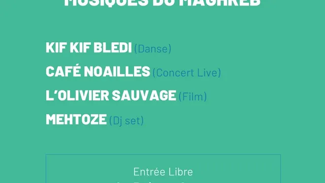 Semaine des musiques du Maghreb / 11 - 15 septembre / Poisson Lune Porte dorée 