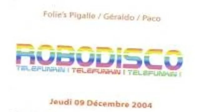 Robodisco telefunkin