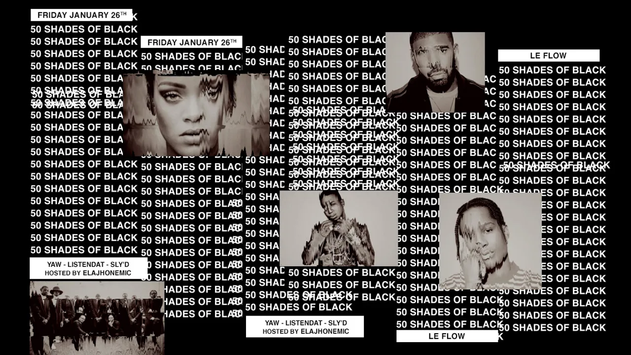 50 shades of Black music - Hip hop party / spéciale Party Like