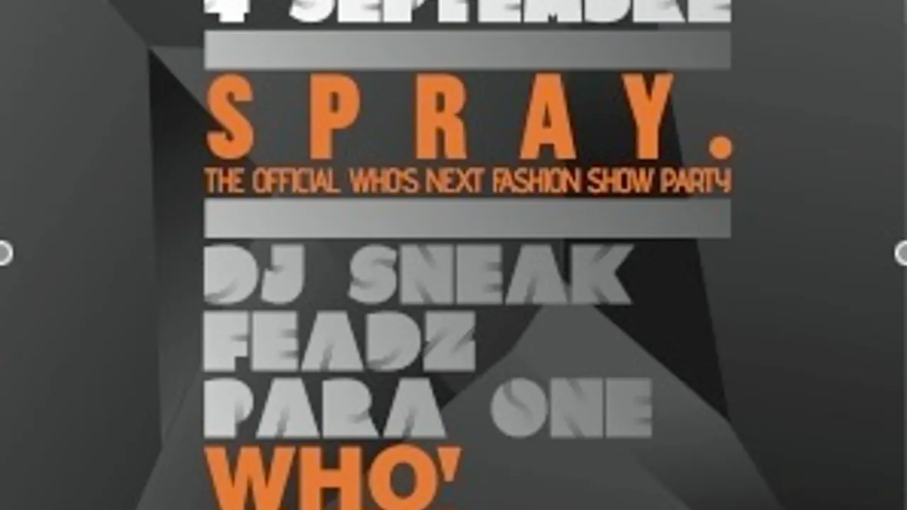 SPRAY who's next official party