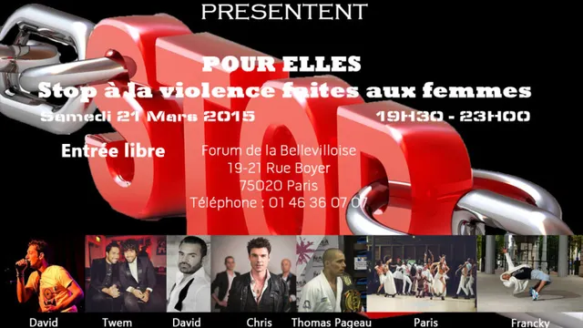 Pour elles, stop à la violence faites aux femmes