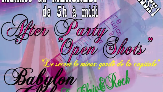 After Party Open Shots