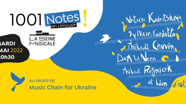 Concert 1001 notes exceptionnel au profit des musiciens ukrainiens