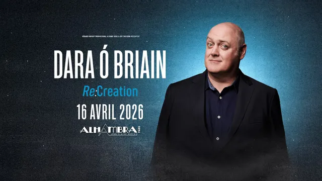Dara Ó Briain présente son nouveau spectacle Re:Creation à l'Alhambra