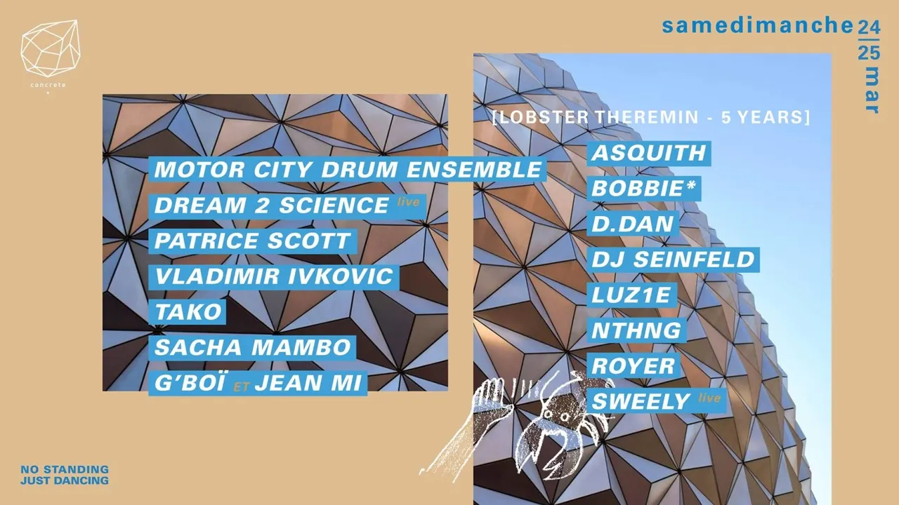 Concrete [Samedimanche]: MCDE, Lobster Theremin 5 years