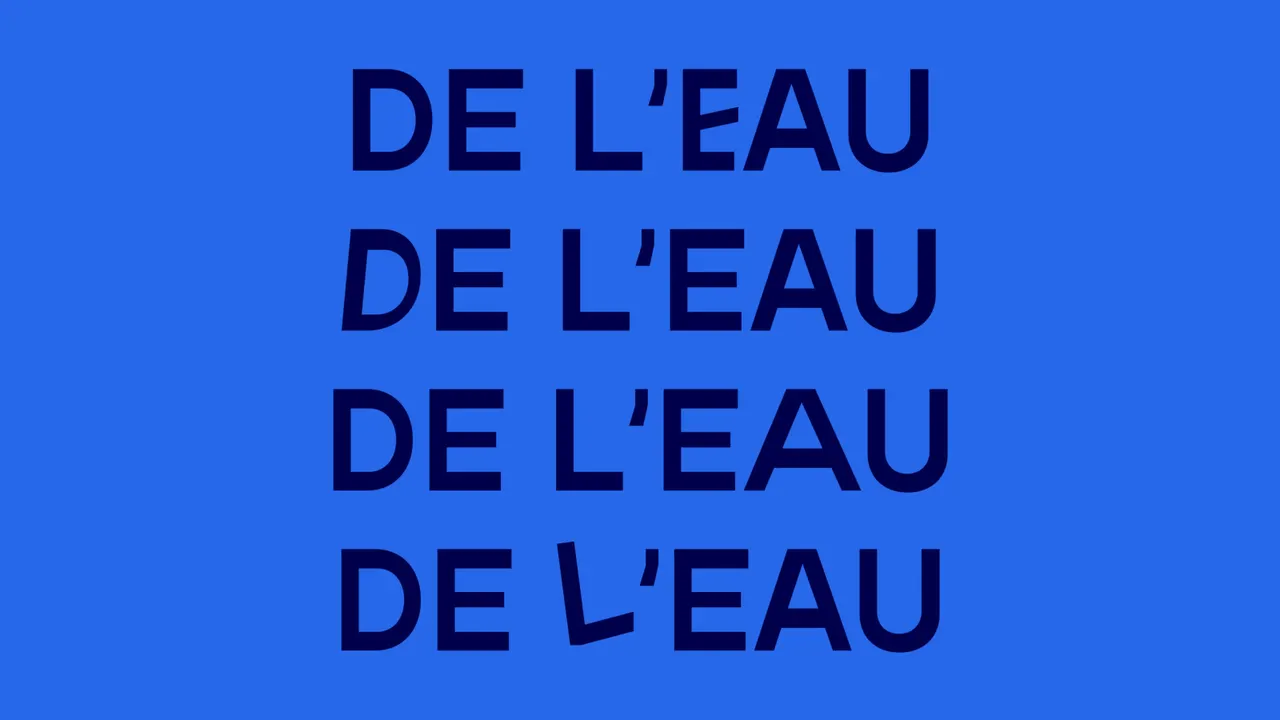 L'exposition De l'eau à Bercy Village