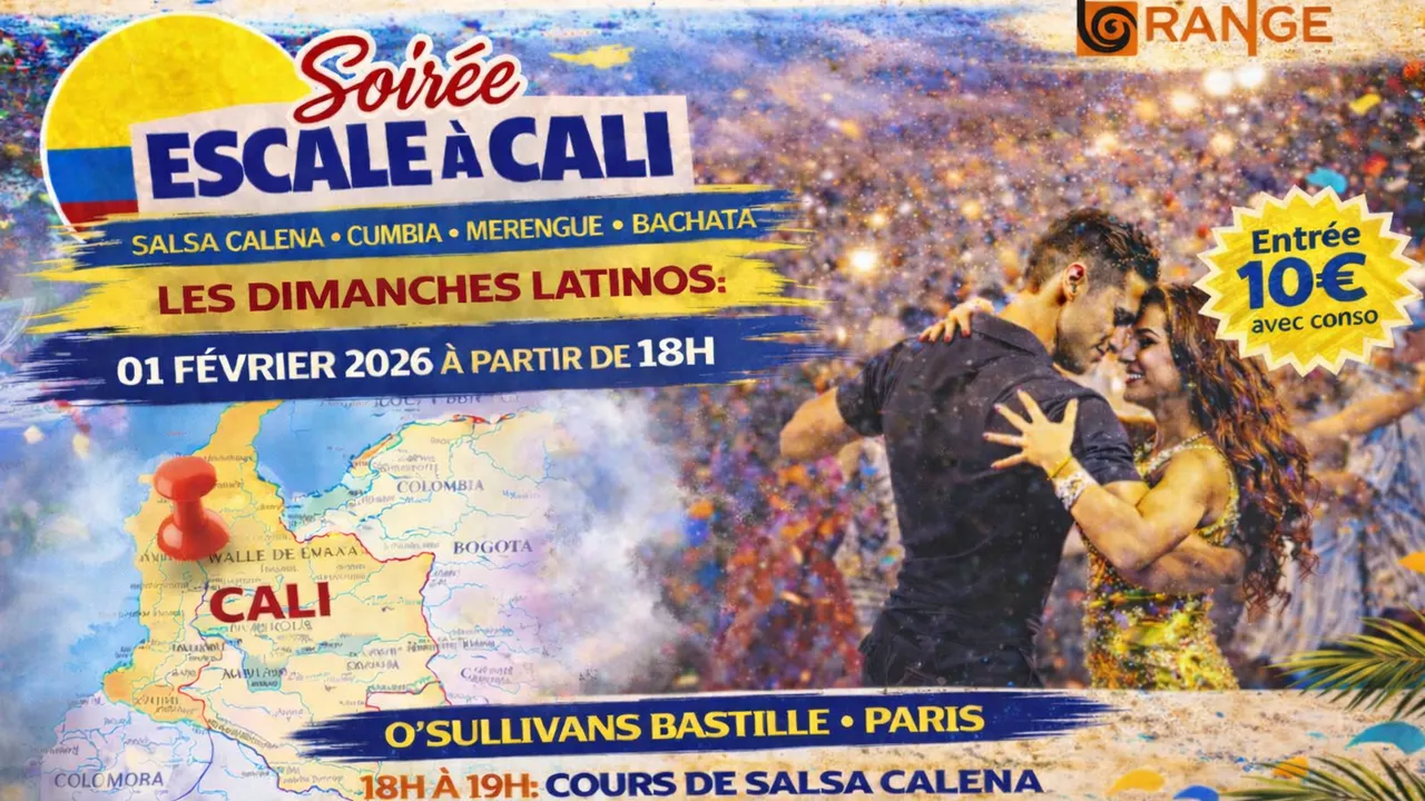 🎶 Escale à Cali - Le Dimanche Latino 💃