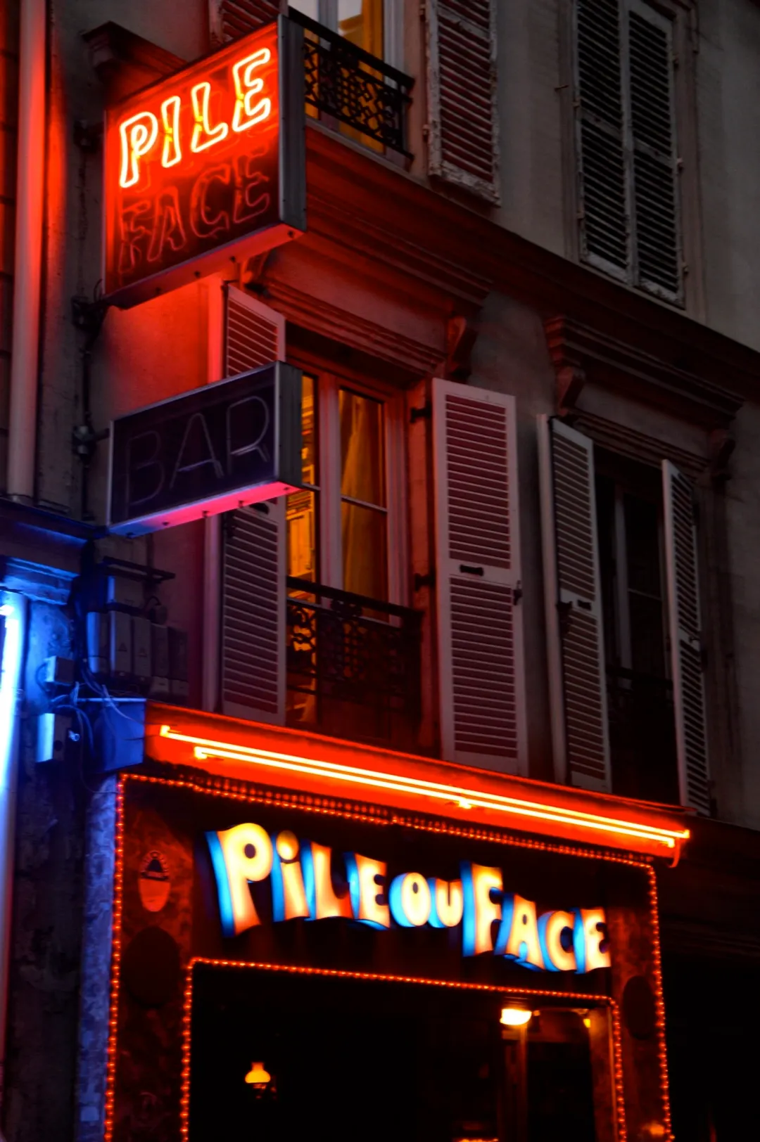 Le Pile ou Face Bar Paris