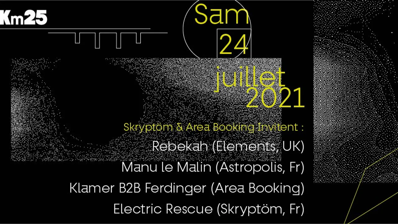 Skryptöm x AREA Booking : Rebekah, Manu Le Malin, Electric Rescue, Klamer b2b Ferdinger