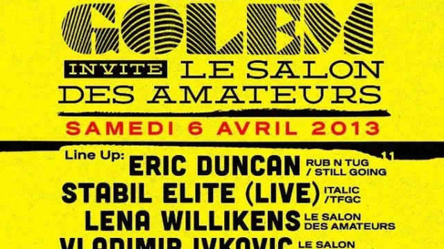 Le Golem Soundsystem invite le Salon des Amateurs