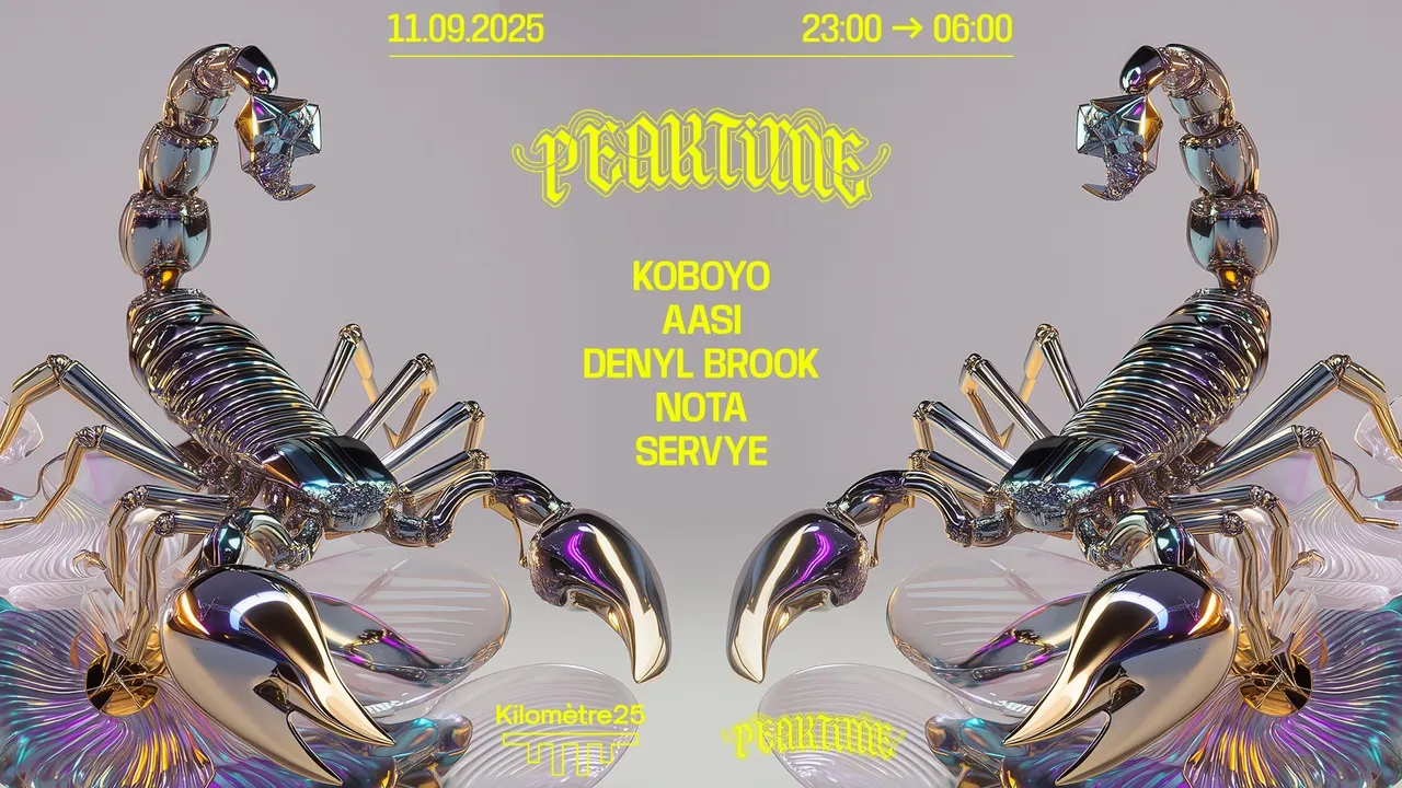 PEAKTIME : KOBOYO, AASI, DENYL BROOK, NOTA, SERVYE