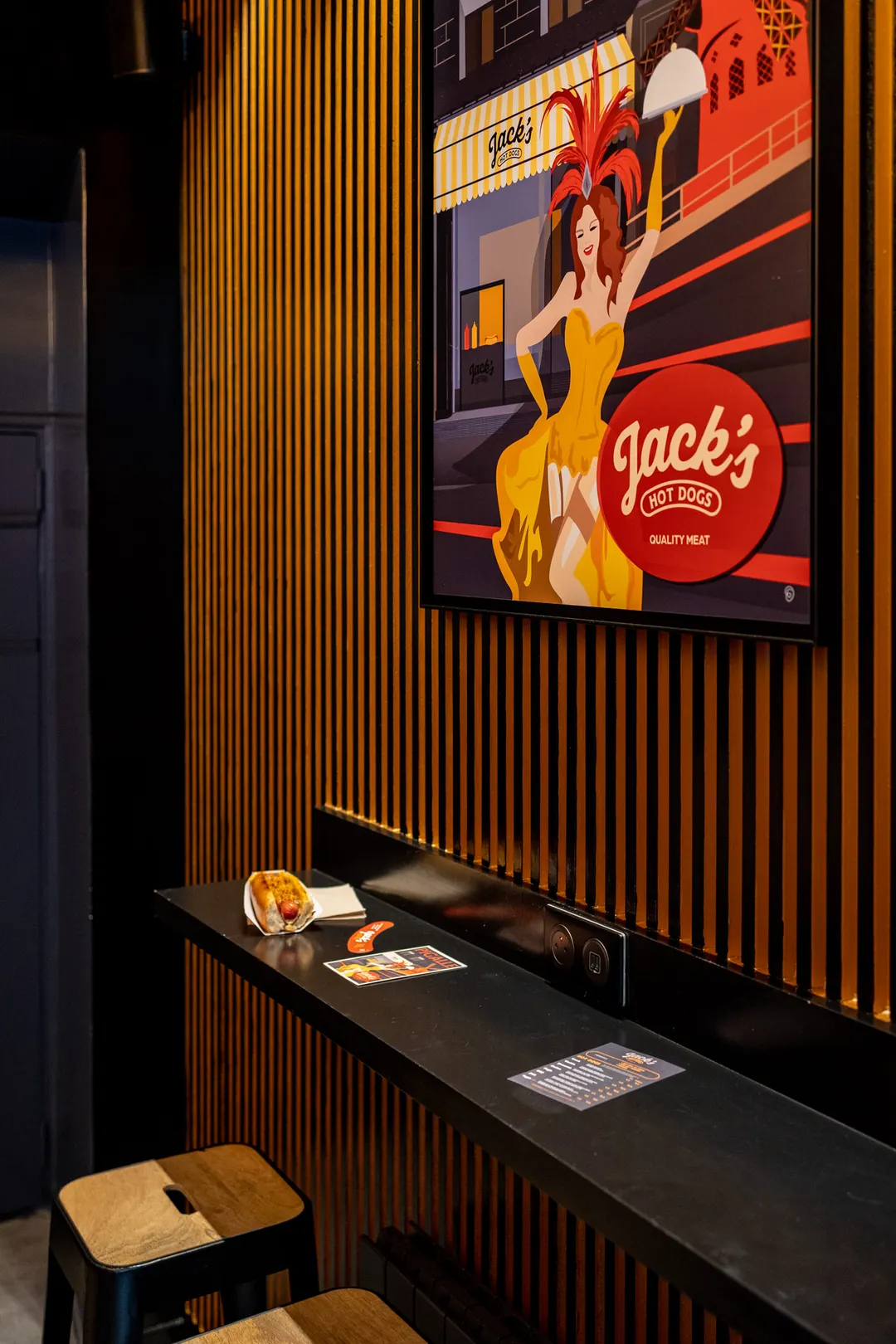 Jack's Hot Dogs Restaurant Paris