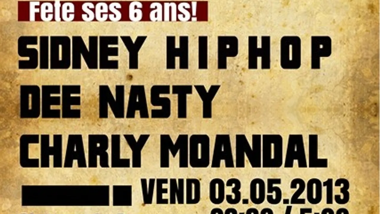 Party à la maison 6 ans déjà