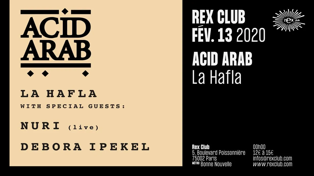 La Hafla: Acid Arab, Nuri (Live), Debora Ipekel