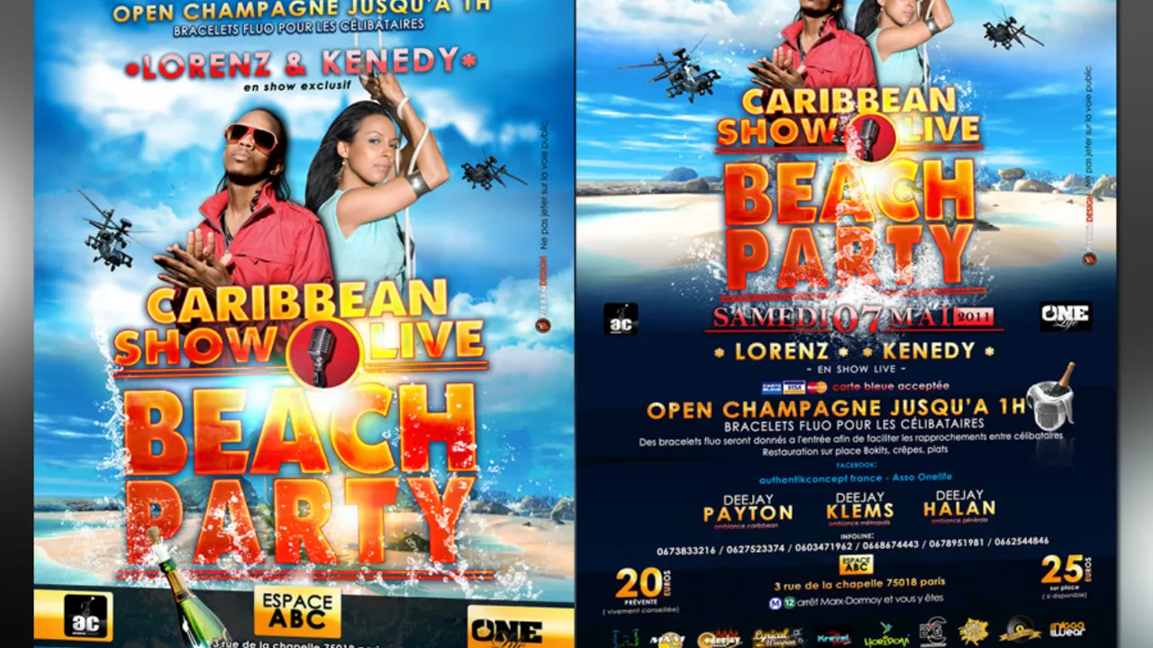 CARIBBEAN SHOW LIVE - BEACH PARTY