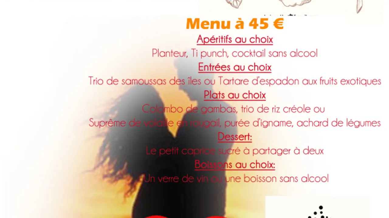 Saint Valentin au Caffé Créole