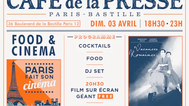 Food & Cinéma : Vacances Romaines