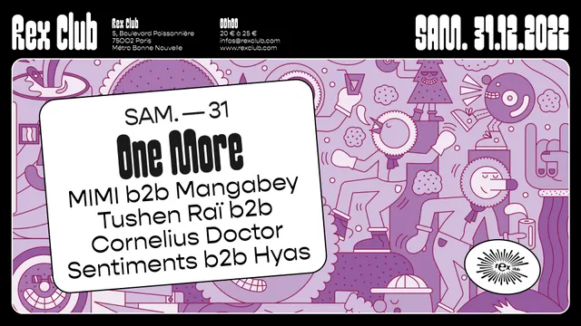 One More: MIMI b2b Mangabey, Tushen Raï & more
