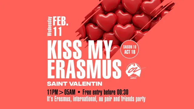 Kiss my Erasmus @ Café OZ