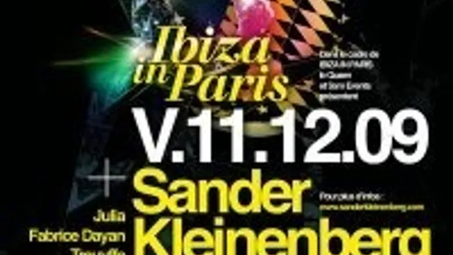 Ibizainparis Guest : Sander Kleinenberg At Queen C