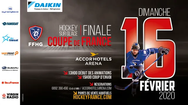 Finale de Coupe de France de Hockey sur Glace 2020 - AccorHotels Arena de Paris