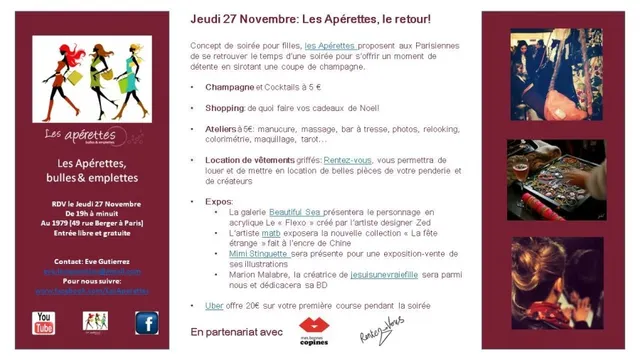 Les apérettes, le retour