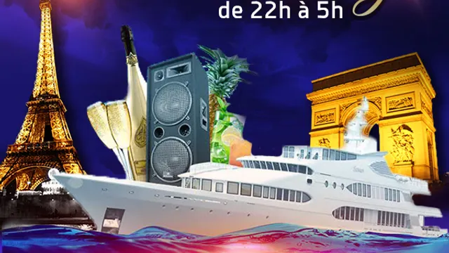 FAMOUS PARIS BOAT PARTY (LADIES > GRATUIT, 2 AMBIANCES CLUB, TERRASSE GEANTE )