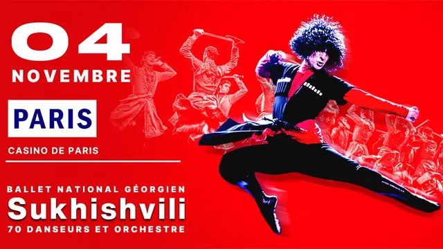 Georgian National Ballet Sukhishvili à Paris!