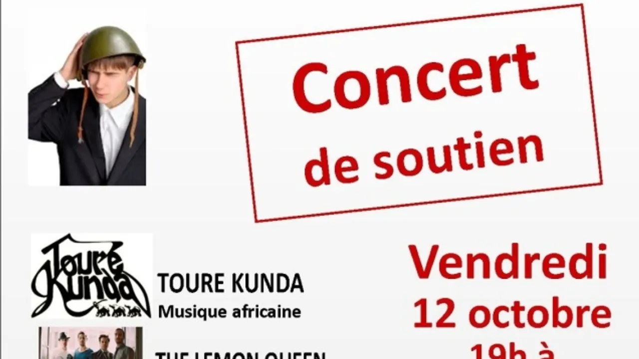 TOURE KUNDA, THE LEMON QUEEN et OMMM : concert de soutien 'Il faut sauver le soldat Réseau 2000'