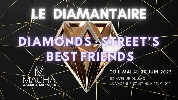 Exposition du Diamantaire DIAMONDS : STREET’S BEST FRIENDS chez Macha Galerie