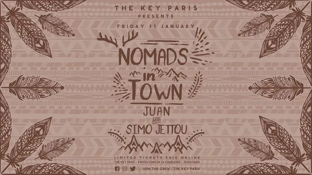 The Key Paris presents : Nomads in town with Juan & Simo Jettou