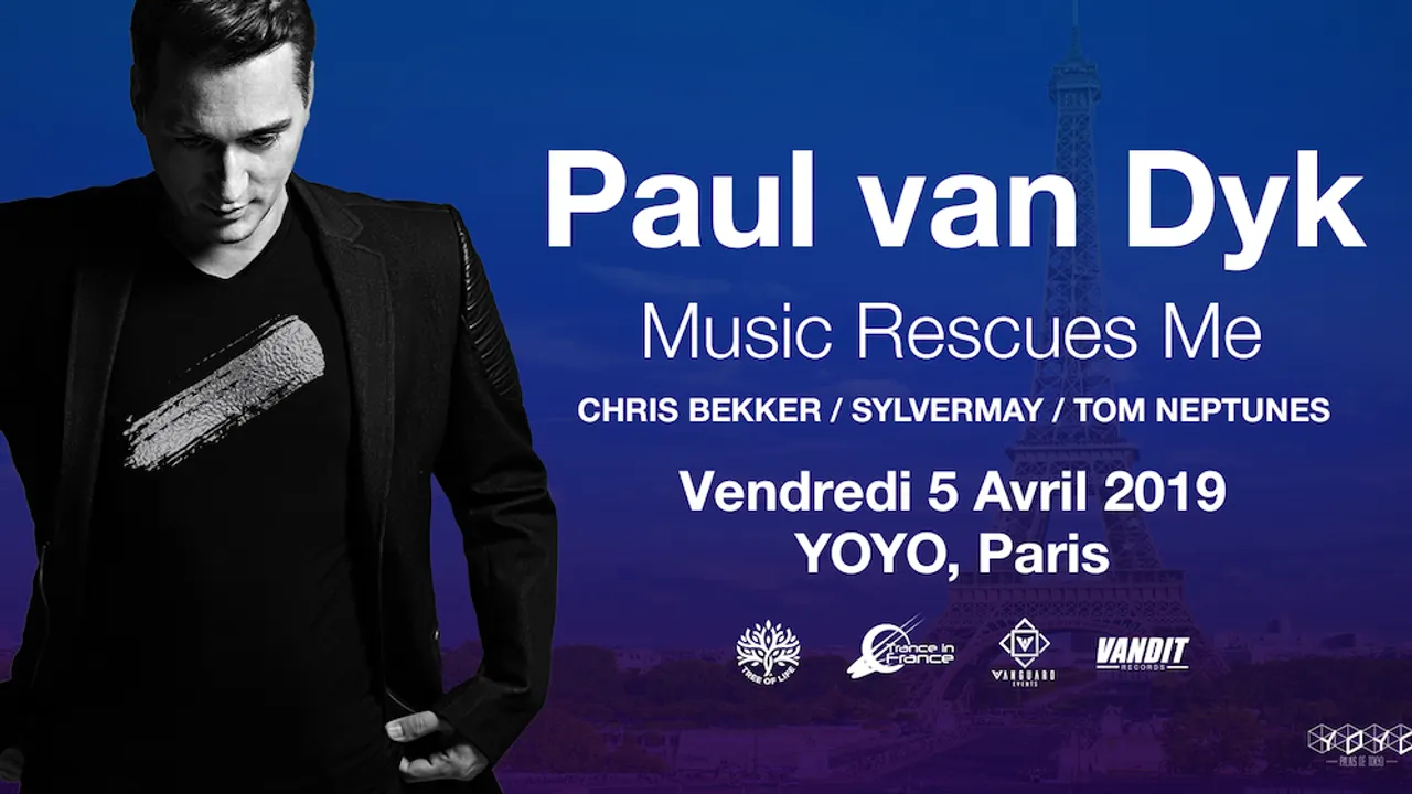 Crush : Paul van Dyk in Paris Music Rescues Me Tour
