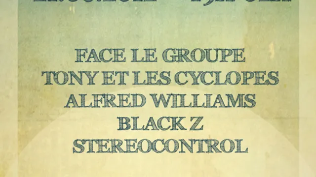 Fête de la Musique - Face le groupe, Tony et les Cyclopes, Alfred Williams, Black Z & Strereocontrol