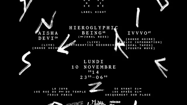 DANSE NOIRE LABEL NIGHT