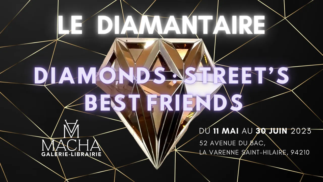 Exposition du Diamantaire DIAMONDS : STREET’S BEST FRIENDS chez Macha Galerie