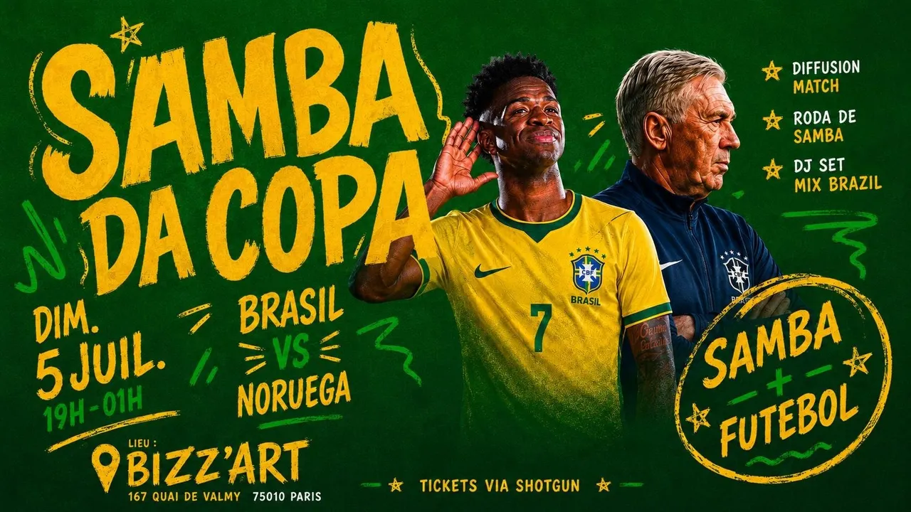 Samba Da Copa – Brasil Vs Noruega (Match + Samba & Dj Set)