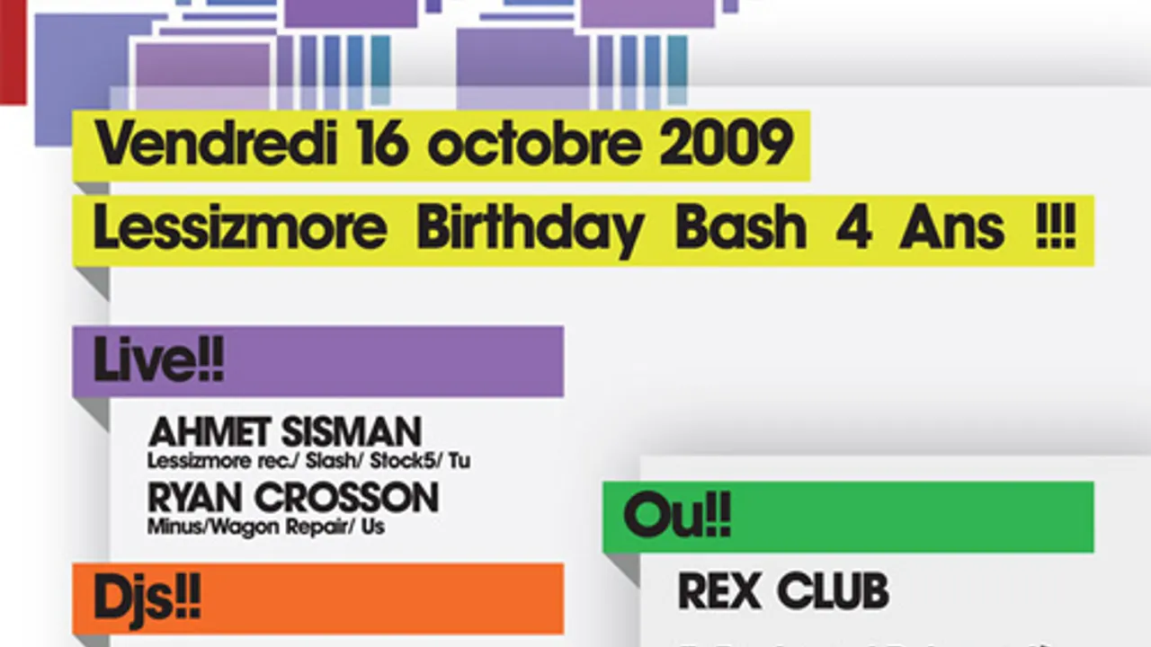 LESSIZMORE birthday Bash