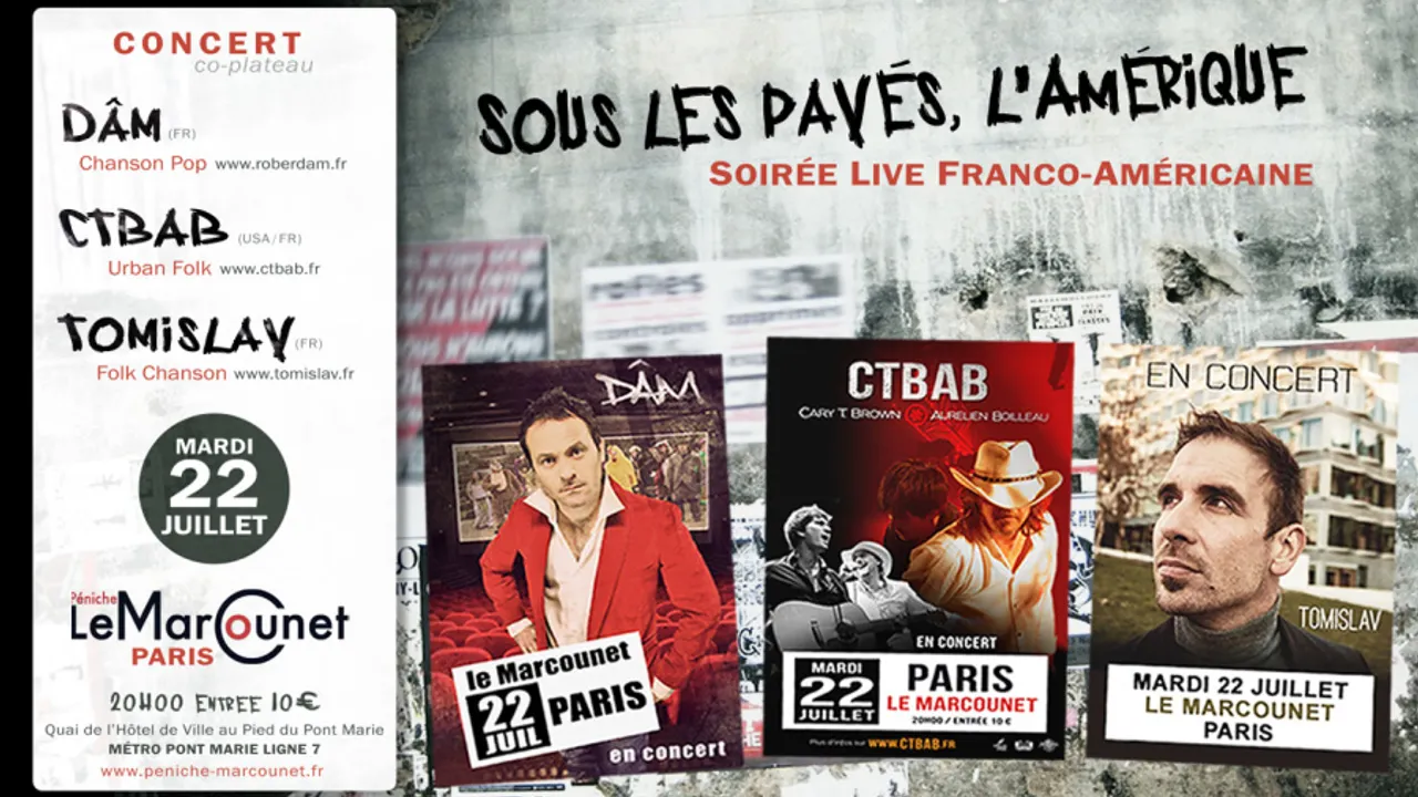 Sous les pavés... l’Amérique - un concert transatlantique