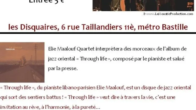 Elie Maalouf Quartet en concert