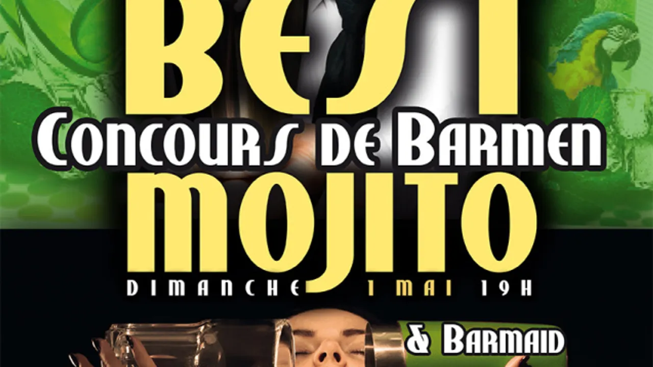 Concours de barmen et barmaids Best Mojito in Paris 2016 - Restaurant bar Cuba Compagnie Paris 11